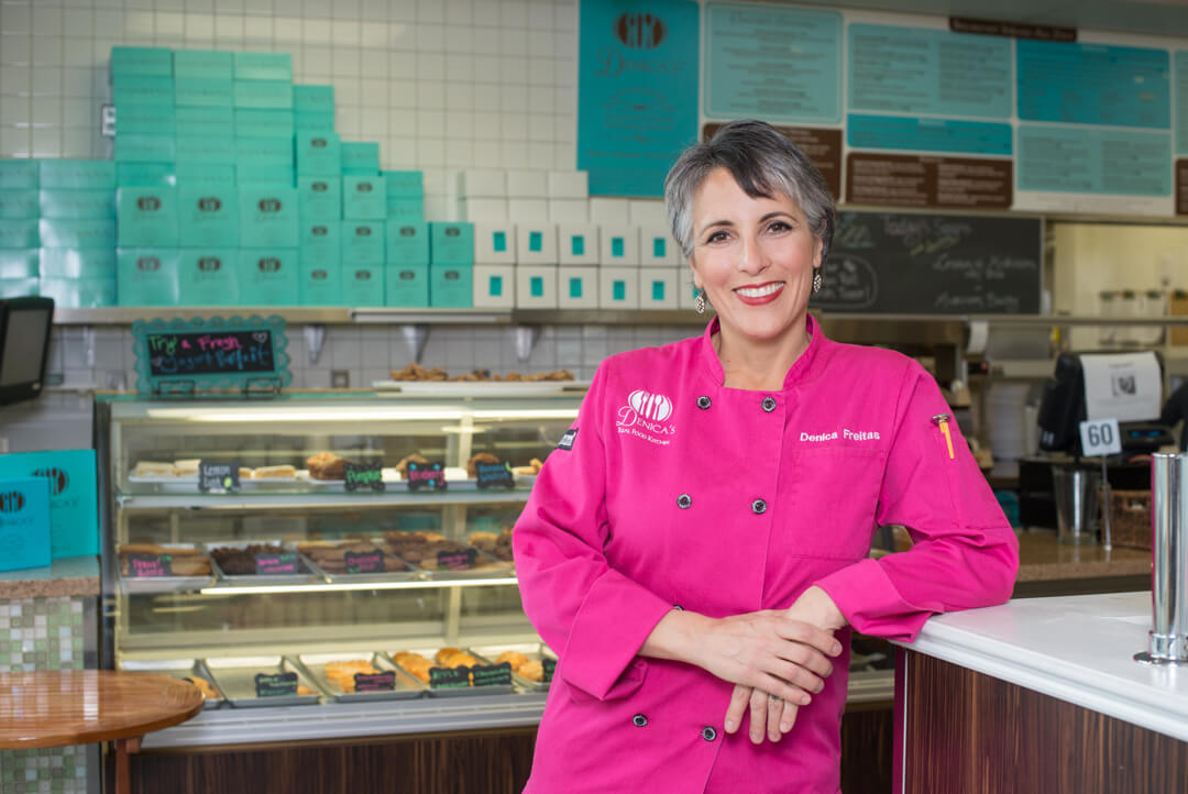 Professional headshot of bakery owner