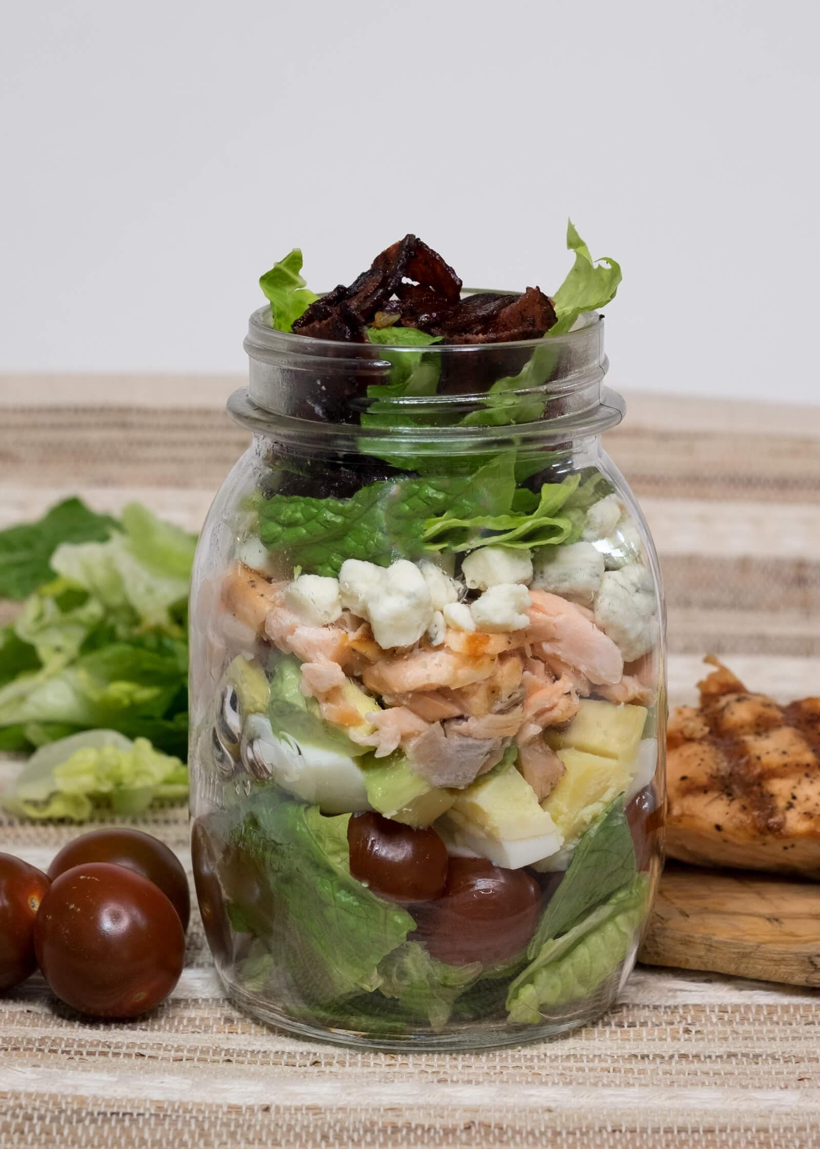 Product photo of a meal in a jar